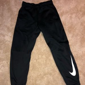 Nike black joggers